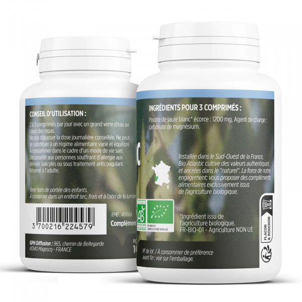 Saule Blanc Bio - 400 mg - Comprimés
