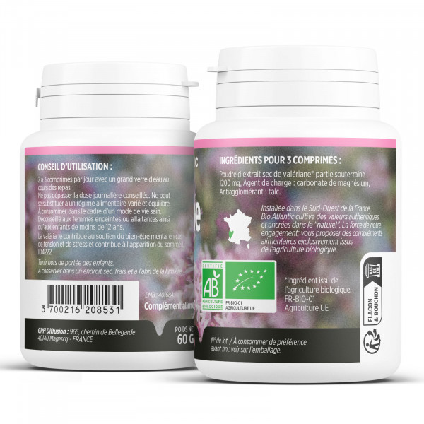 Valériane bio 400mg