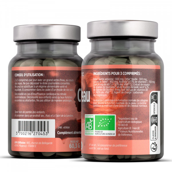 Cheveux / Peau Bio - 403mg