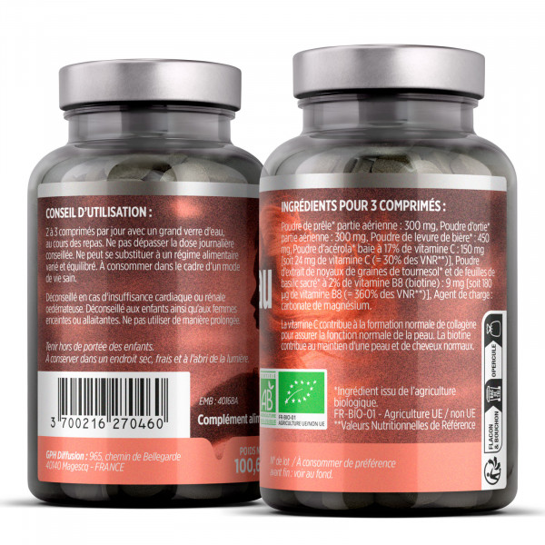 Cheveux / Peau Bio - 403mg