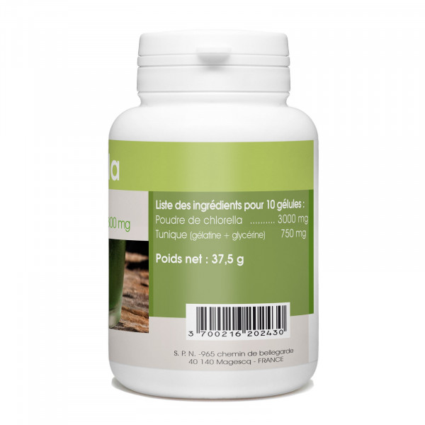 Chlorella - 100 gélules à 300 mg