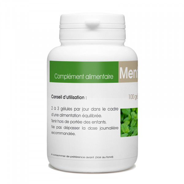 Menthe Poivrée - 250 mg - 100 gélules