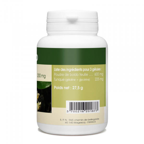 Boldo - 200mg- 100 gélules