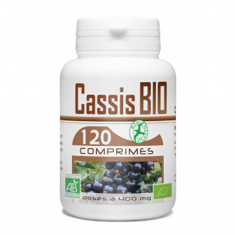 Cassis biologique - 400 mg - 120 Comprimés 