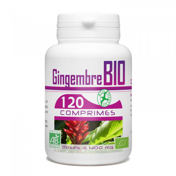 Gingembre Bio - 400 mg - 120 comprimés