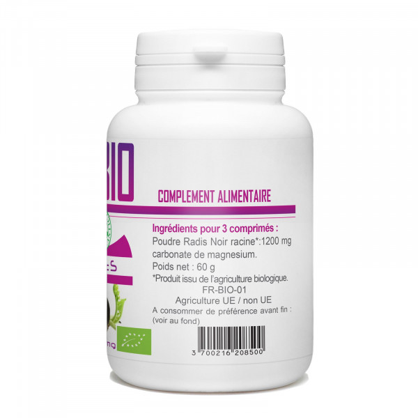 Comprimés Bio - Radis Noir 120