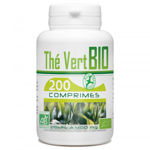 Comprimés Bio - Thé Vert 200