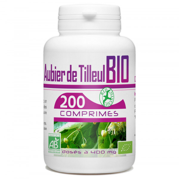 Aubier de Tilleul Bio 400mg 200 comprimés