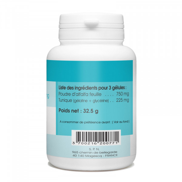 alfalfa-250mg-100 gelules