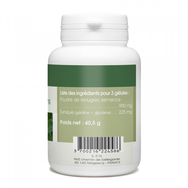 Fenugrec- 330mg - 100 gélules