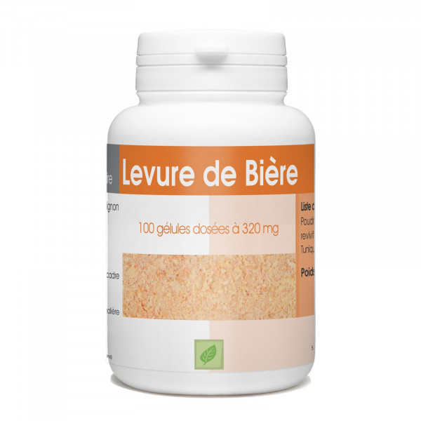 levure de biere revivifiable 320 mg - 100 gélules