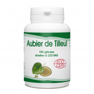 Aubier de Tilleul Ecocert - 220 mg - 100 gélules
