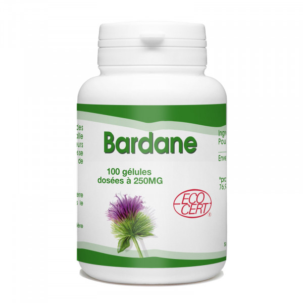 Bardane Ecocert - 250 mg - 100 gélules
