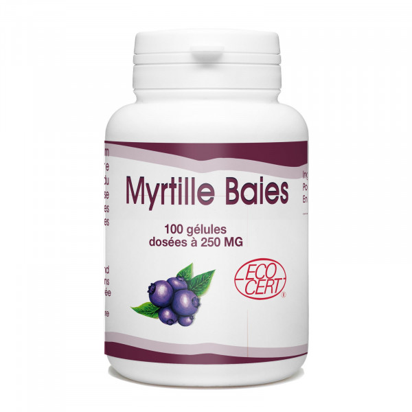 Baies de Myrtilles - 100 gélules