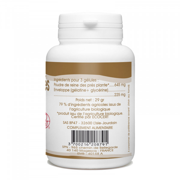 Reine des Prés Ecocert - 215 mg - 100 gélules 
