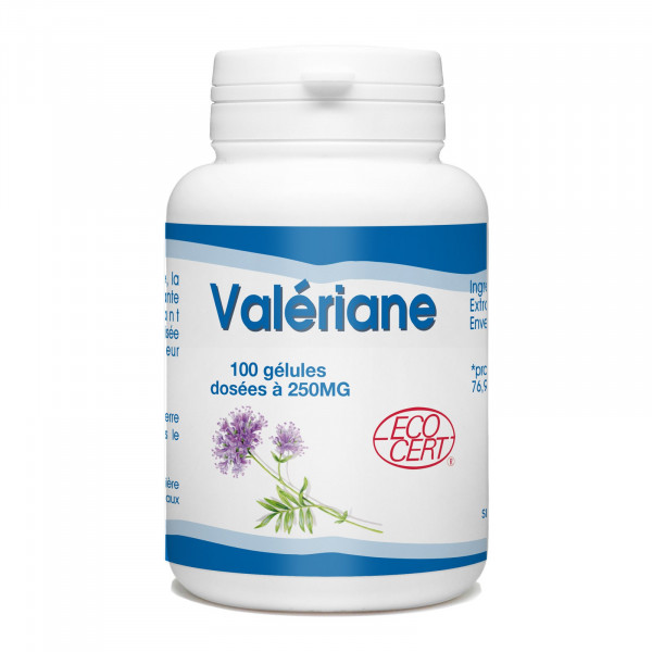 Valériane bio - 250 mg - 100 gélules