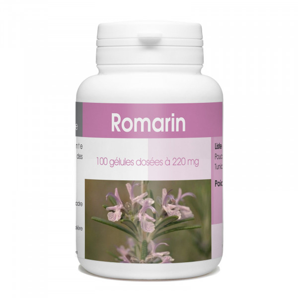 Romarin - 220 mg - 100 gélules 