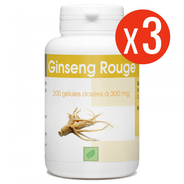 Ginseng Rouge - 300 mg - 600 gélules
