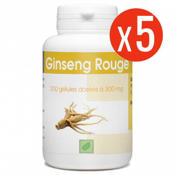 Ginseng Rouge - 300 mg - 1000 gélules