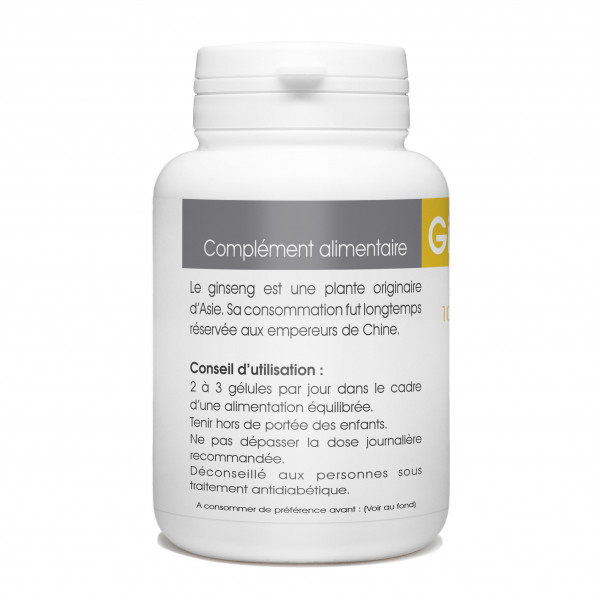 Ginseng Rouge - 300 mg - 100 gélules X 5