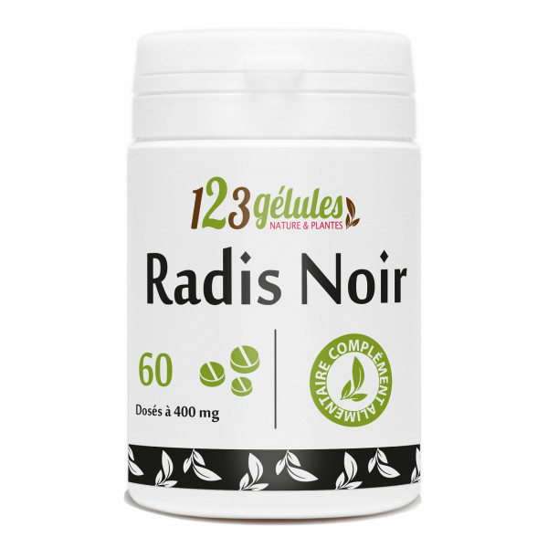 radis Noir - 60 comprimés à 400mg