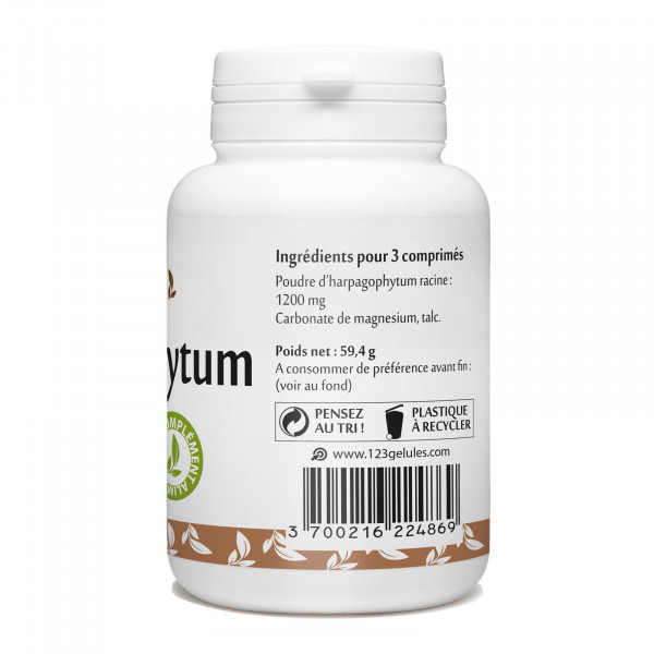 Harpagophytum 120 comprimés dosés à 400mg