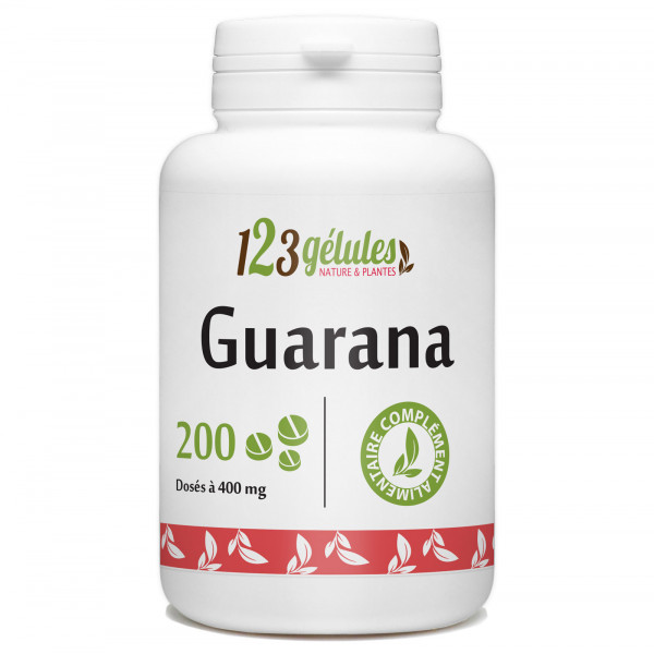 200 comprimés de Guarana dosés à 400mg