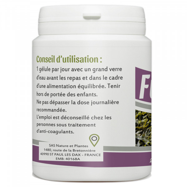 Fucus + 500mg - 180 gélules