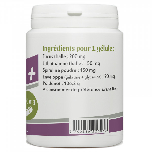 Fucus + 500mg - 180 gélules