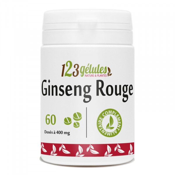 Ginseng Rouge 400mg 60 comprimés