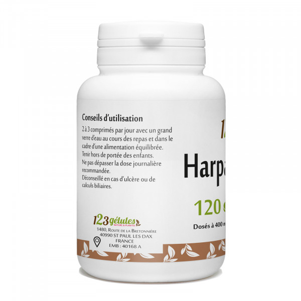 Harpagophytum 120 comprimés dosés à 400mg