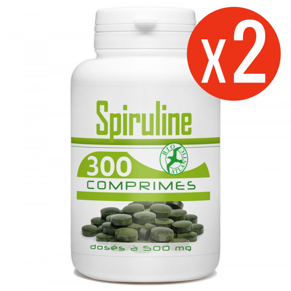 Spiruline - 500 mg - 600 comprimés
