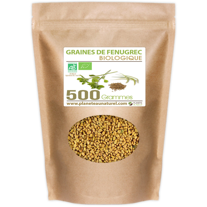Graines de Fénugrec 100% Bio 500g, Qualité premium