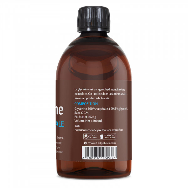 Glycérine Végétale - 500ml
