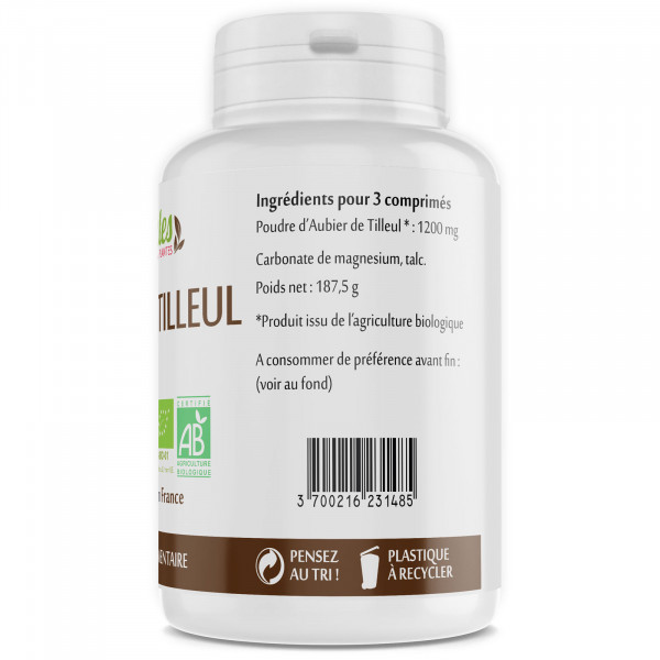 Aubier de Tilleul Bio - 300 comprimes 400mg