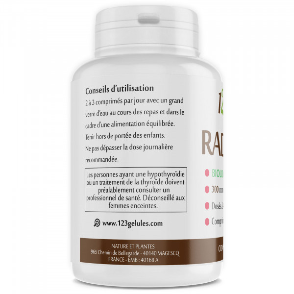 Radis Noir Bio - 300 comprimés 400mg