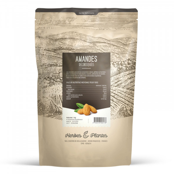 Amandes Décortiquées 1kg