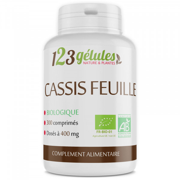 Cassis Feuille Bio - 300 comprimés 400mg