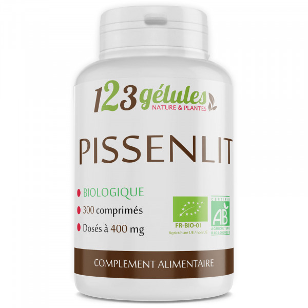 300 comprimes de pissenlit Bio racine dosés à 400mg