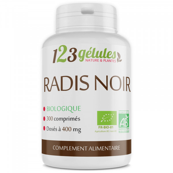 Radis Noir Bio - 300 comprimés 400mg