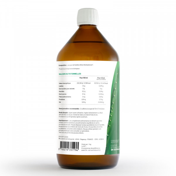 Aloe Vera - Pur Jus - 1 litre