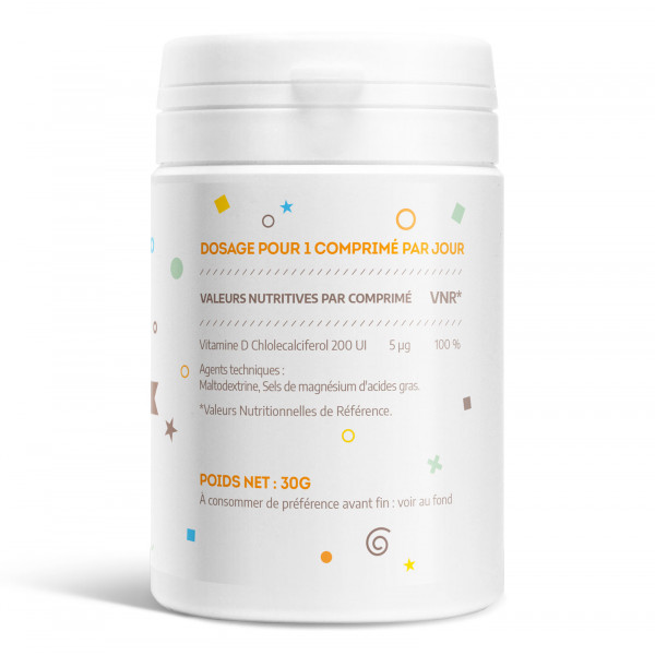 Vitamine D - 5 ug - 60 Comprimés