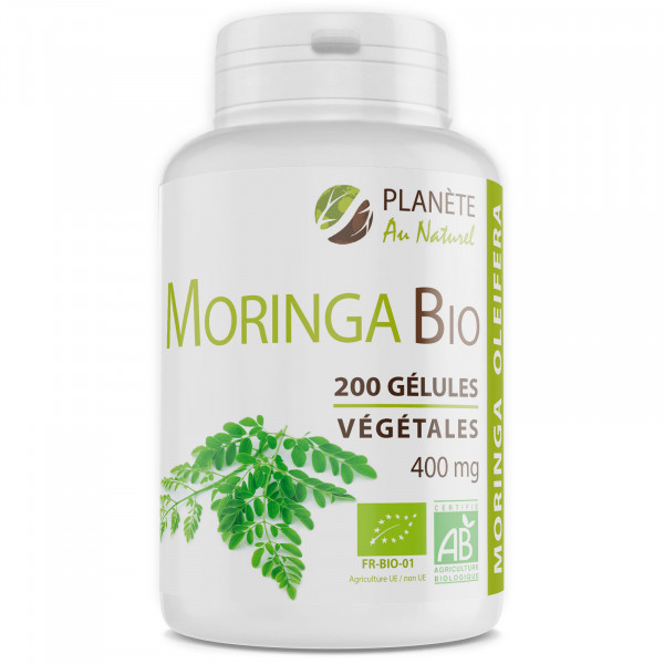 Moringa Oleifera Bio - 400mg - 200 gélules végétales