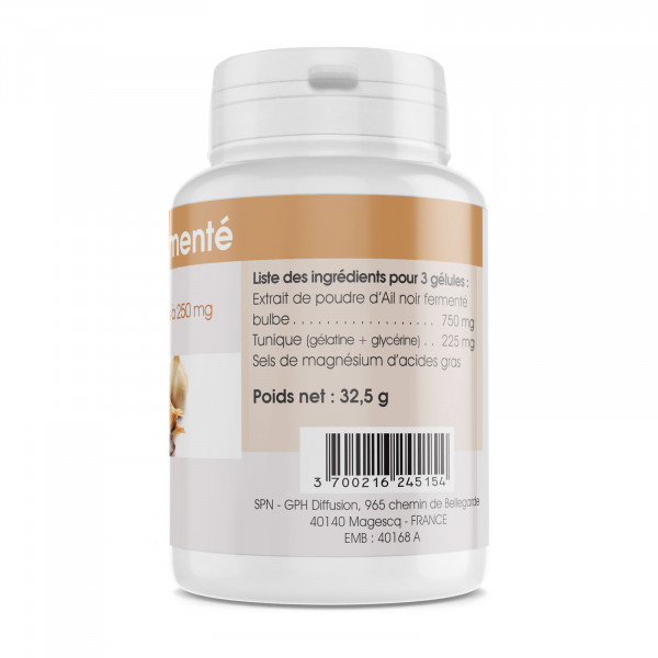 Ail Noir Fermenté - 250mg - 100 gélules