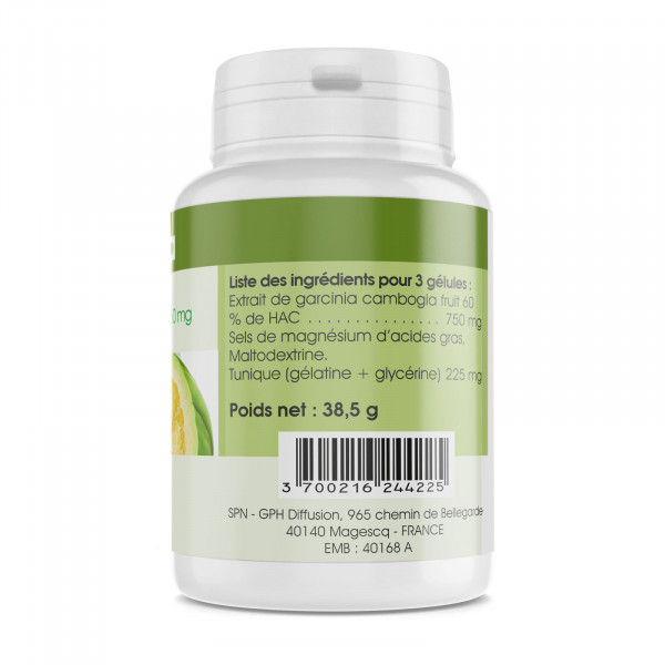 Garcinia Cambogia - 250 mg - 100 gélules
