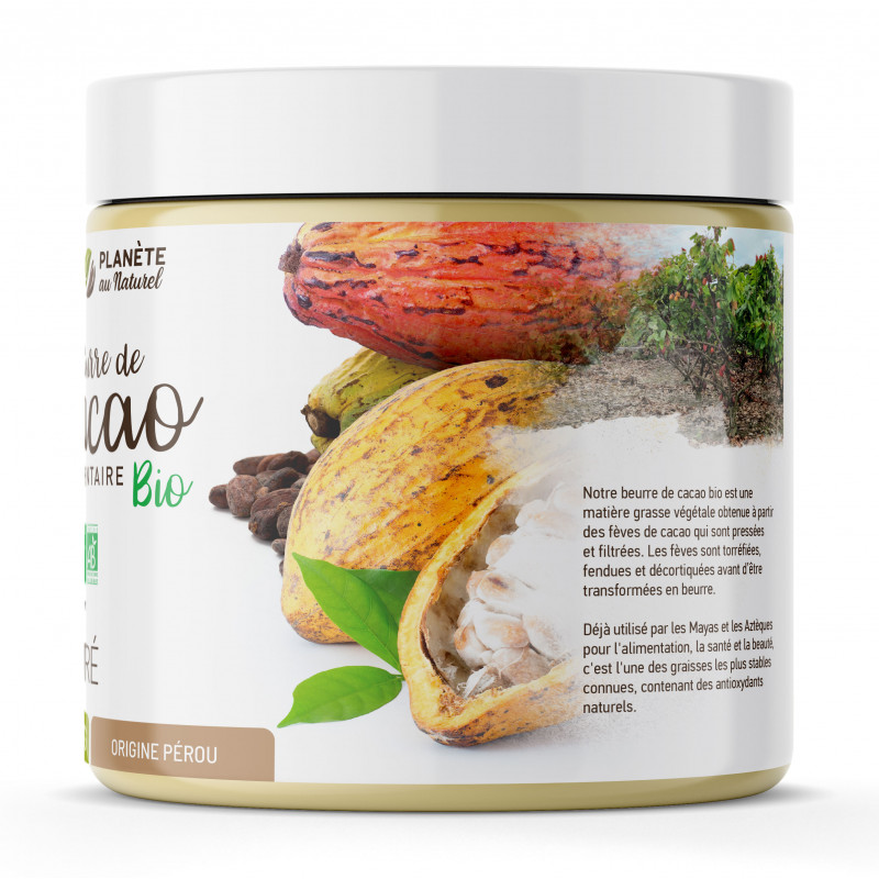 Beurre de Cacao Bio Alimentaire - 123gelules