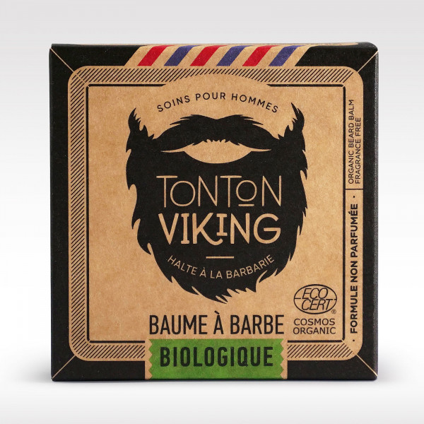 Baume à Barbe Biologique 60 ml - Cosmos Organic - Tonton Viking - Non parfumé