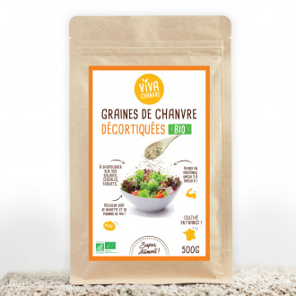 Graines de Chanvre Bio Décortiquées - 500 g