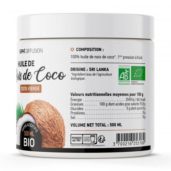 Huile Noix de coco Bio