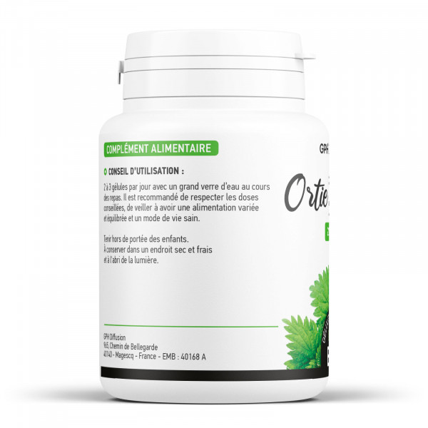 Ortie Bio Feuille - 200 gélules végétales